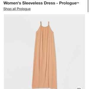 Women’s Sleeveless Dress Prologue Peach XS